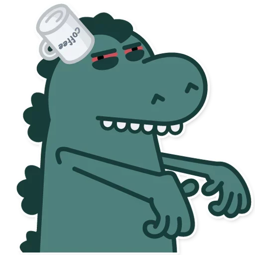 ⚪️ Стикер «modzilla» для Telegram
