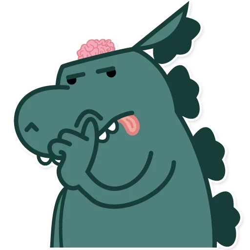 ⚪️ Стикер «modzilla» для Telegram