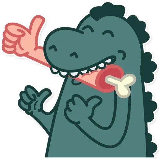 ⚪️ Стикер «modzilla» для Telegram