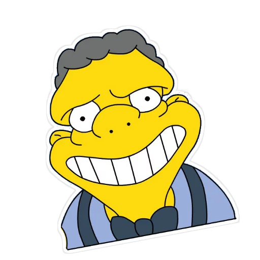 Стикерпак Moe Szyslak для Telegram — скачать