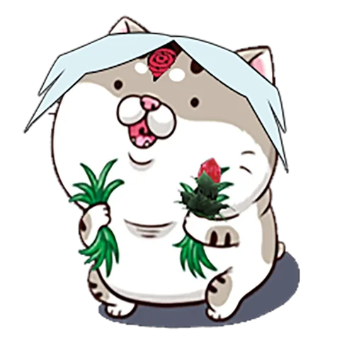 🥬 Стикер «Meoami» для Telegram