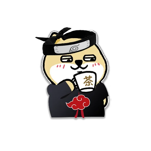 🍵 Стикер «Meoami» для Telegram