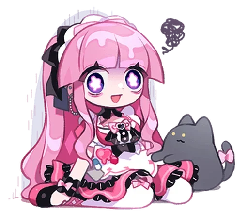 🍓 Стикер «Moeru Chan» для Telegram