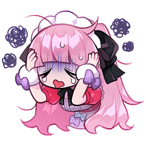 🍓 Стикер «Moeru Chan» для Telegram