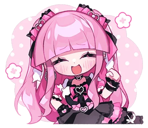 🍓 Стикер «Moeru Chan» для Telegram