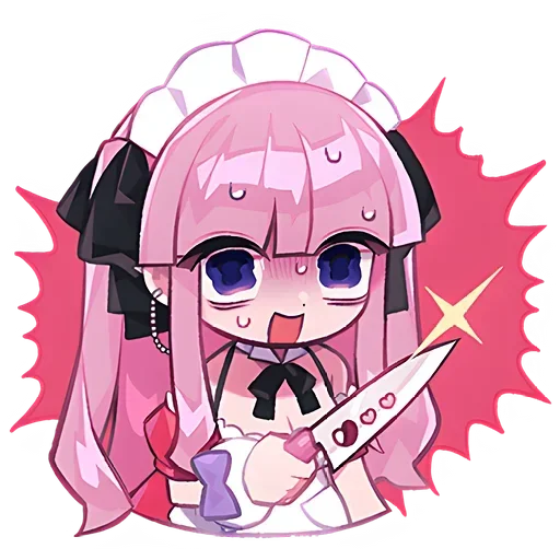 🍓 Стикер «Moeru Chan» для Telegram