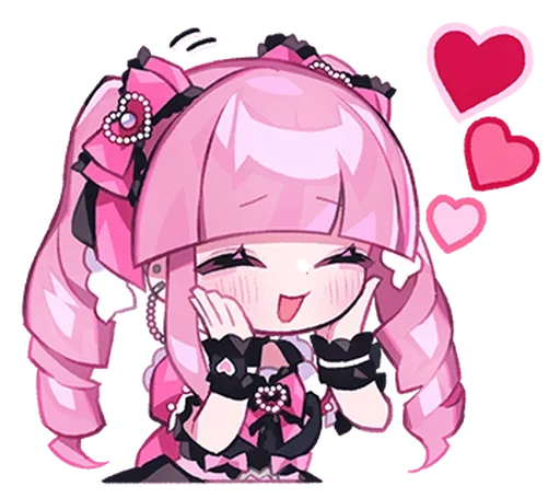 🍓 Стикер «Moeru Chan» для Telegram