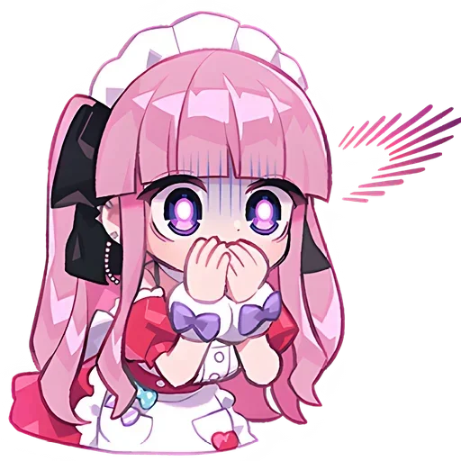 🍓 Стикер «Moeru Chan» для Telegram