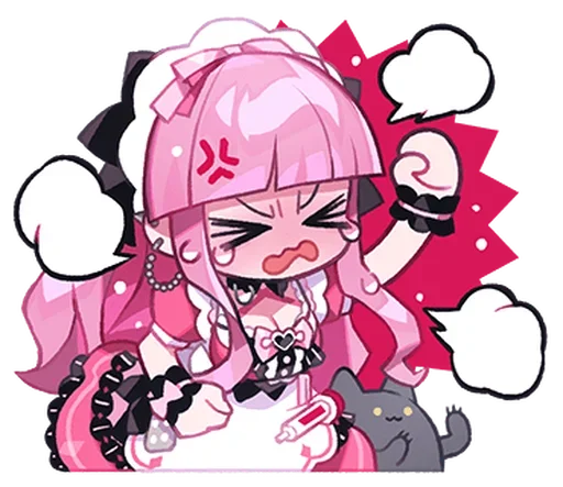 🍓 Стикер «Moeru Chan» для Telegram