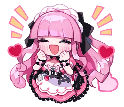 🍓 Стикер «Moeru Chan» для Telegram