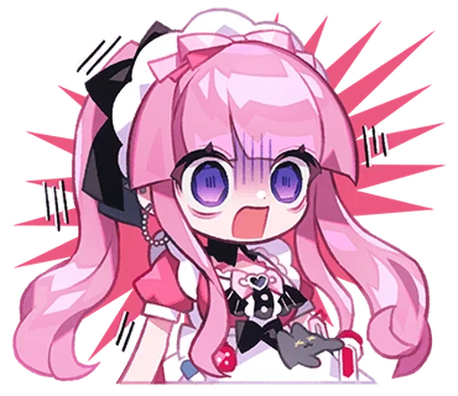 🍓 Стикер «Moeru Chan» для Telegram
