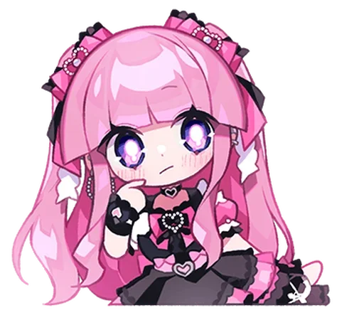 🍓 Стикер «Moeru Chan» для Telegram