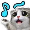 🎶 Эмодзи «Mofu Kitten» для Telegram