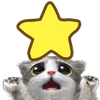 ⭐️ Эмодзи «Mofu Kitten» для Telegram