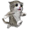 🏃‍♂️ Эмодзи «Mofu Kitten» для Telegram