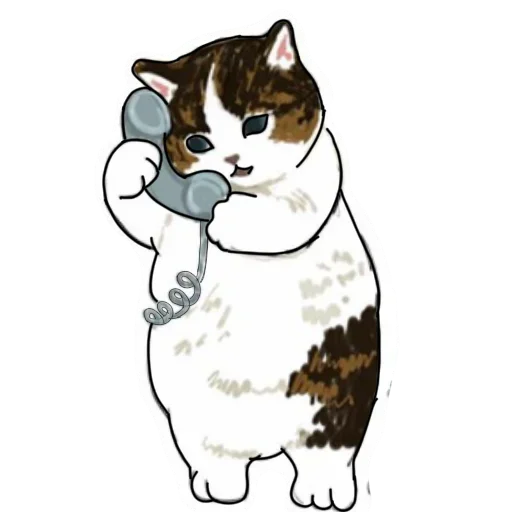 📞 Стикер «Коты mofu_sand» для Telegram