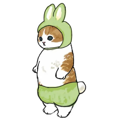 🐰 Стикер «Коты mofu_sand» для Telegram