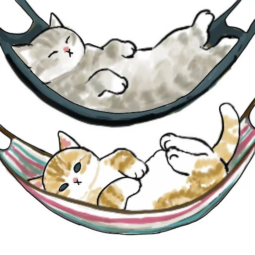 😴 Стикер «Коты mofu_sand» для Telegram