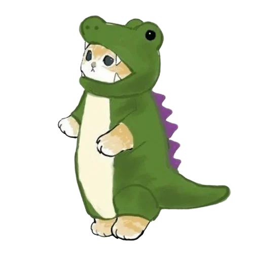 🦖 Стикер «Коты mofu_sand» для Telegram
