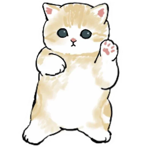 Стикерпак Коты mofu_sand для Telegram