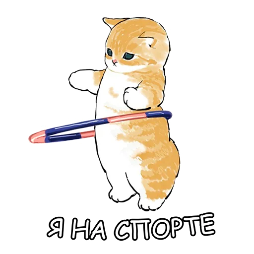 💪 Стикер «Котики mofu_sand» для Telegram