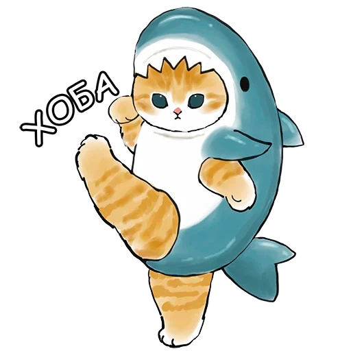 Стикерпак Котики mofu_sand для Telegram