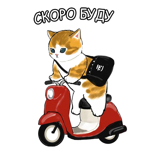 🤞 Стикер «Котики mofu_sand» для Telegram