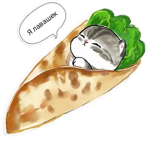 ☺️ Стикер «Коты Mofu Sand» для Telegram