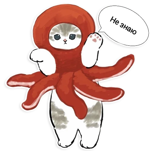 🤷‍♂️ Стикер «Коты Mofu Sand» для Telegram