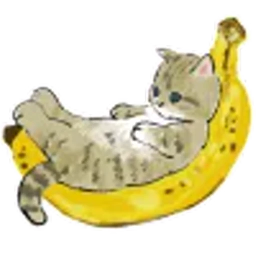 🍌 Эмодзи «Mofusand» для Telegram