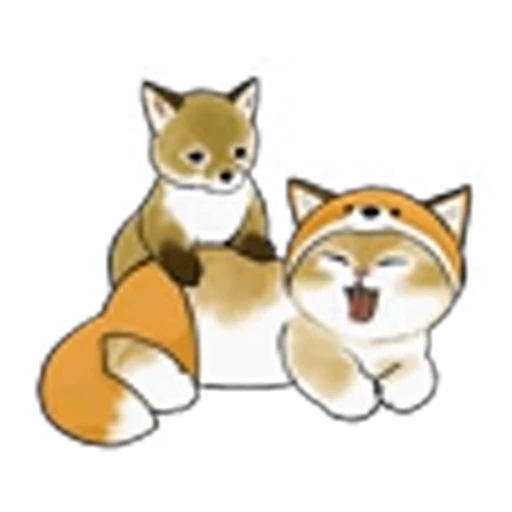 🦊 Эмодзи «Mofusand» для Telegram