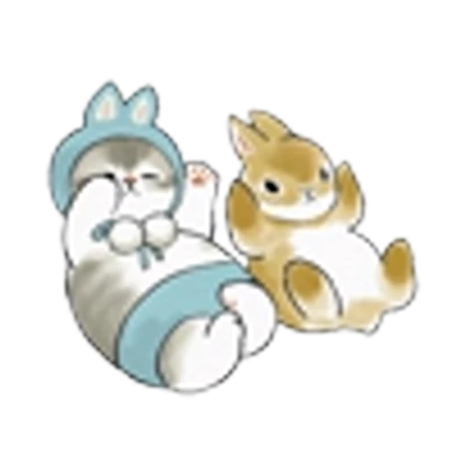 🐰 Эмодзи «Mofusand» для Telegram