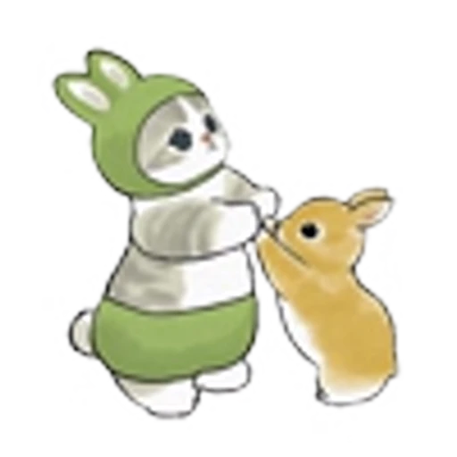🐰 Эмодзи «Mofusand» для Telegram