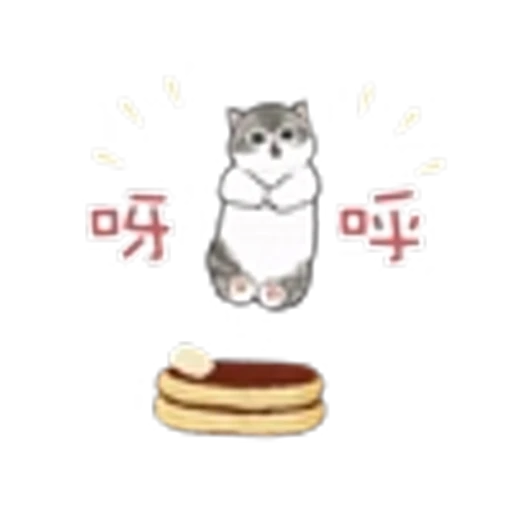 🥞 Эмодзи «Mofusand» для Telegram
