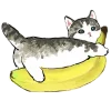 🍌 Эмодзи «Mofusand» для Telegram