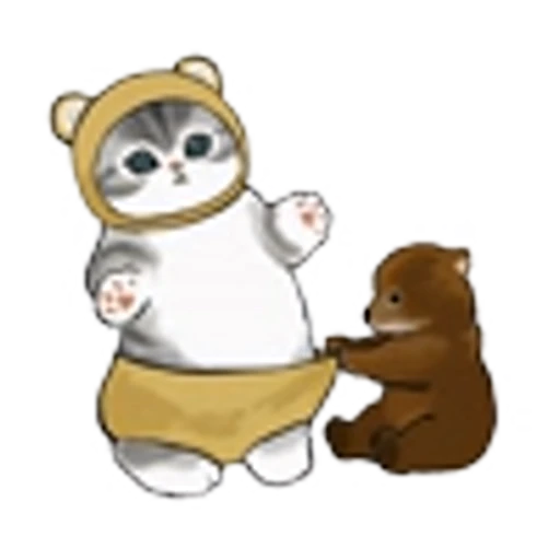 🐻 Эмодзи «Mofusand» для Telegram