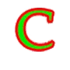 Стикер 26 Вырвиглазный шрифт для эпилептиков
