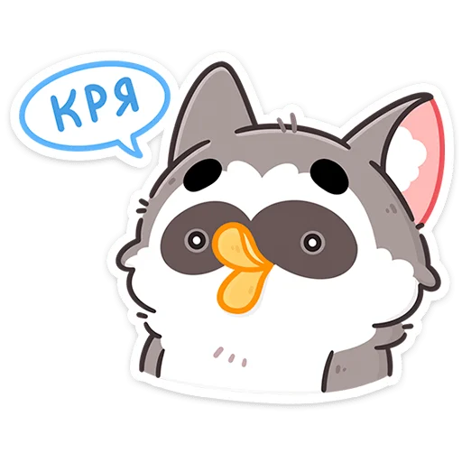 🐥 Стикер «Мокко» для Telegram