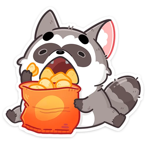 🍟 Стикер «Мокко» для Telegram