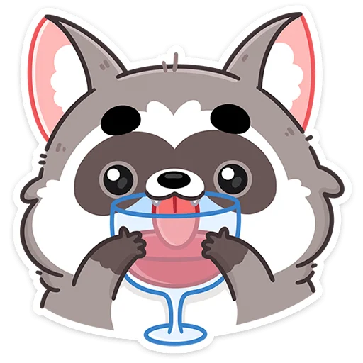 🍷 Стикер «Мокко» для Telegram