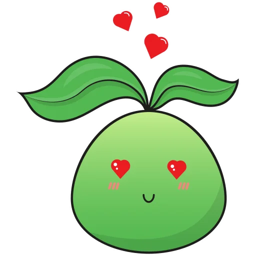 🥰 Стикер «Mokoko» для Telegram