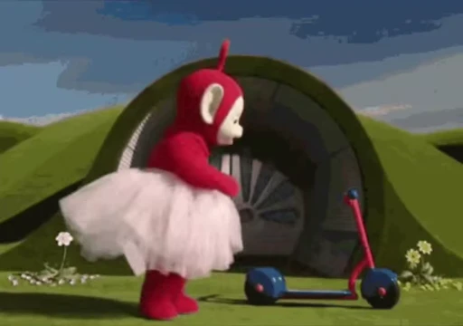 🖕 Стикер «Teletubbies GIF» для Telegram