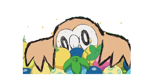 🤪 Стикер «Mokuroh Pokemon Sun Moon!» для Telegram