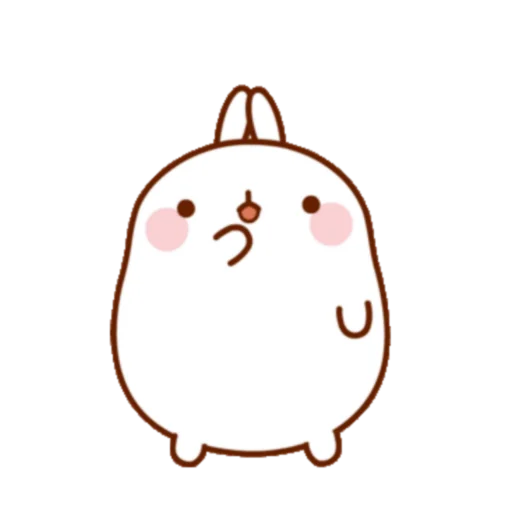 🐰 Стикер «Molang 《WSZB Remix》» для Telegram