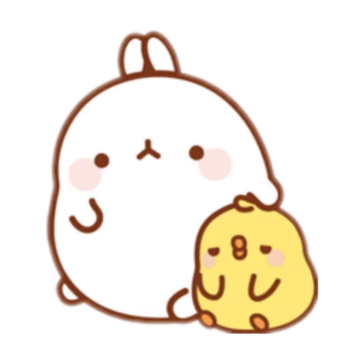 🐰 Стикер «Molang 《WSZB Remix》» для Telegram