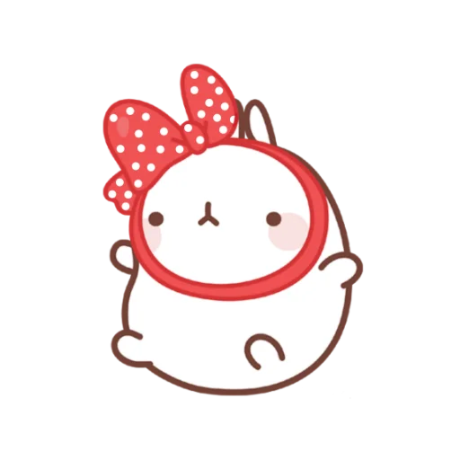 🐰 Стикер «Molang 《WSZB Remix》» для Telegram