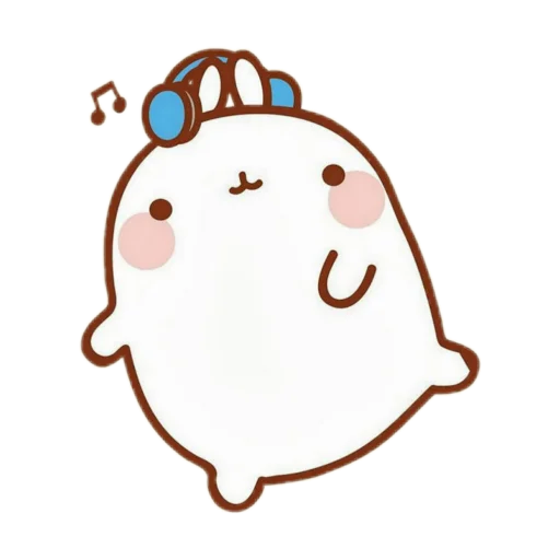 🐰 Стикер «Molang 《WSZB Remix》» для Telegram
