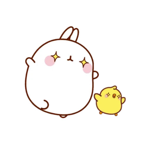 🐰 Стикер «Molang 《WSZB Remix》» для Telegram