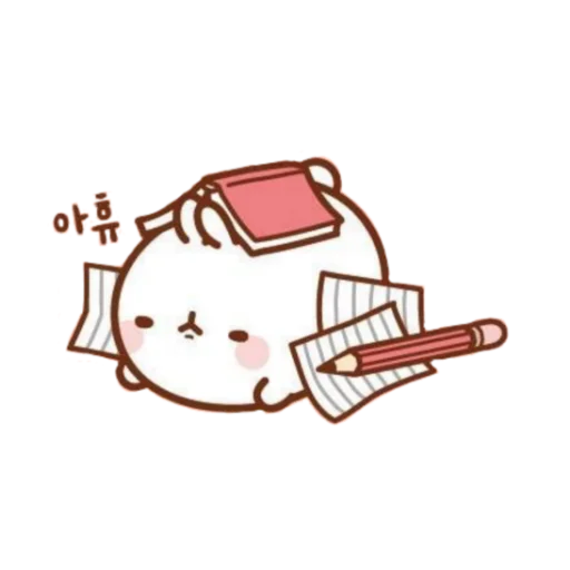 🐰 Стикер «Molang 《WSZB Remix》» для Telegram
