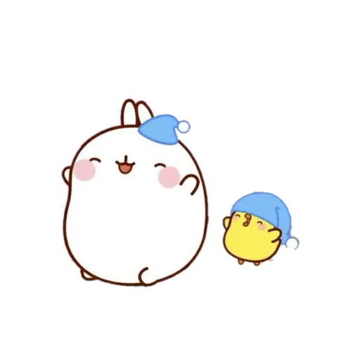 🐰 Стикер «Molang 《WSZB Remix》» для Telegram